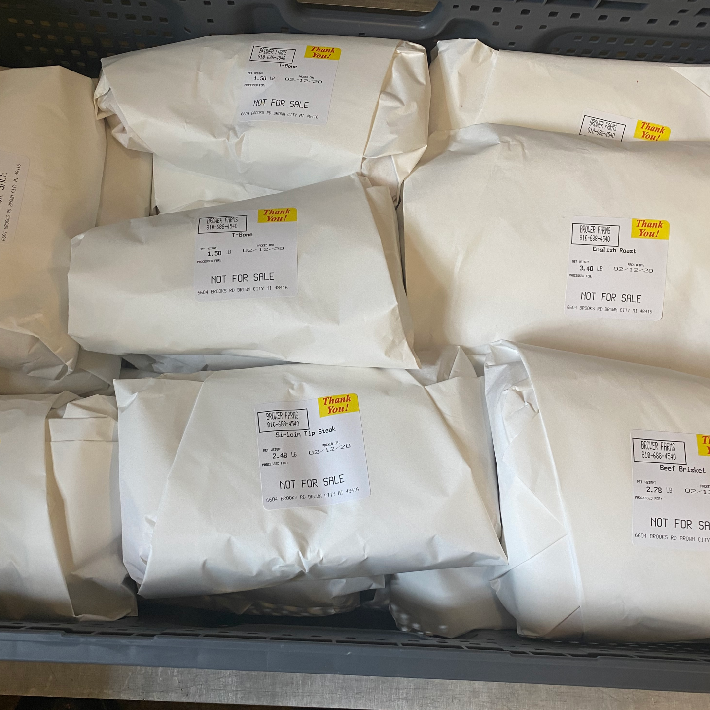 Custom Processing Brower Farms Meat Processing